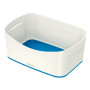 Mybox bac de rangement wow leitz , blanc bleu