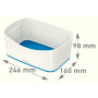 Mybox bac de rangement wow leitz , blanc bleu