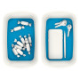 Mybox bac de rangement wow leitz , blanc bleu