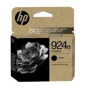 HP 924e EvoMore - Noir - original - cartouche d'encre - pour Officejet Pro 8130e