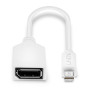 LINDY Câble adaptateur Mini DP (M) vers DP (F) Premium, blindé
