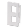 LINDY Façade murale pour 2 modulesKeystone (4 pièces)