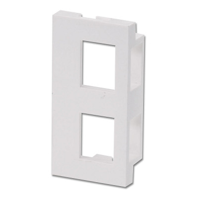 LINDY Façade murale pour 2 modulesKeystone (4 pièces)