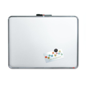 Tableau slimline gris 580 x 430 mm nobo, argent