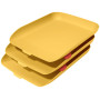Corbeille a courrier COSY Leitz, Jaune, Lot de 3