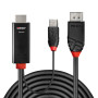 LINDY Câble adaptateur 3m HDMI vers Display Port 4K60Hz
