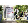 Porte-affiche clipsable nobo a0 nobo, cadre alu