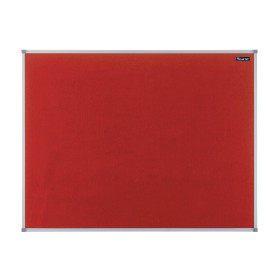 Tableau feutre 900x600mm essence nobo, rouge