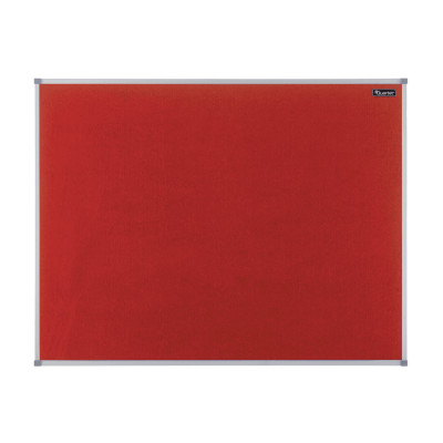 Tableau feutre 900x600mm essence nobo, rouge