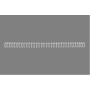 Peigne metallique A4 6mm WIREBIND GBC, Lot 100, Blanc