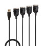 LINDY Convertisseur USB vers 4 ports série