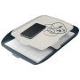 Corbeille a courrier avec organiseur de bureau cosy leitz, gris