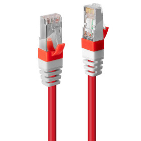 LINDY Câble réseau Rouge Cat.6A S FTP LSZH, 20m (testé par Fluke)