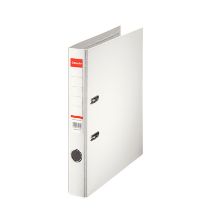 Classeur a levier a4 standard pp pp 50mm esselte, blanc