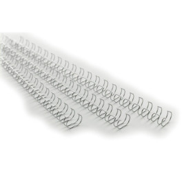 Peigne metallique 12mm MULTIBIND GBC , Lot de 100, Argent