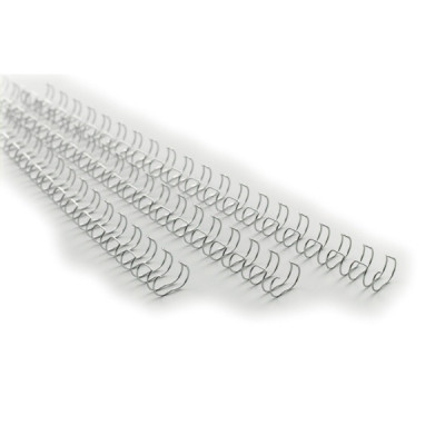 Peigne metallique 12mm MULTIBIND GBC , Lot de 100, Argent