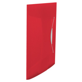 Chemise 3 rabats translucide VIVIDA Esselte, Rouge