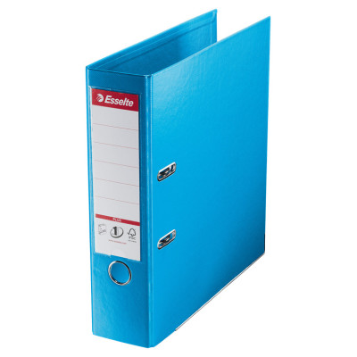 Classeur a levier maxi plus pp 80 mm a4+ vivida esselte, bleu
