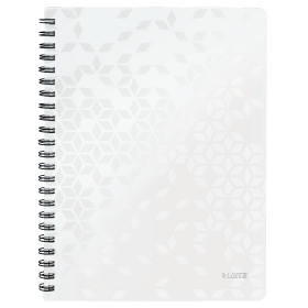 Cahier a4 wow leitz, ligne, blanc