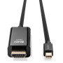 LINDY Câble adaptateur 2m Mini Display Port vers HDMI 4K30Hz