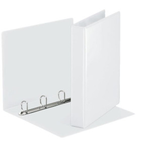 Classeur 4 anneaux personnalisablea4 30 mm essentials esselte, blanc