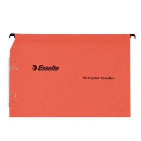 Dossier suspendu lateral KORI Esselte, Fond 30, Esselte, Boite de 25, Orange