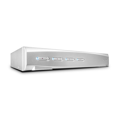 LINDY Switch KVM DVI-I Single Link, USB 2.0 & audio, 4 ports