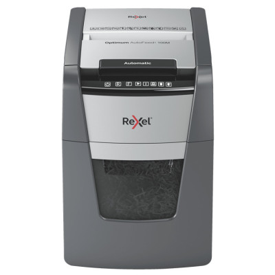 Destructeur de documents automatique optimum rexel autofeed+ 100m, noir