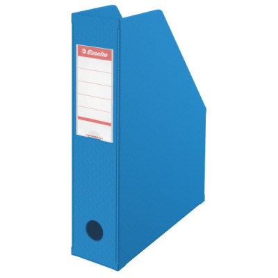 Porte-revues pvc 70mm vivida esselte, bleu
