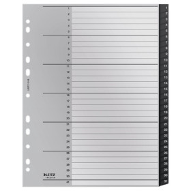 Intercalaire 1-31 pp re cycle, noir