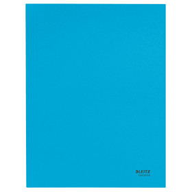 Chemise 3 rabats en carton RE CYCLE Leitz, neutre en CO2, Bleu