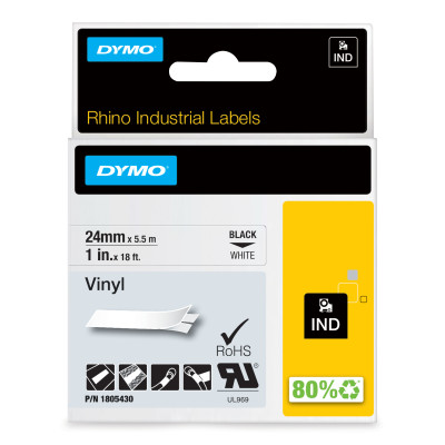 DYM RUB RHINO 24MM VINYL NR BLC 1805430