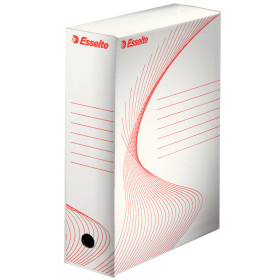 Boite d'archives 100mm esselte standard, lot 5, blanc