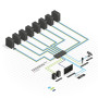 LINDY Switch KVM DVI-I Single Link, USB 2.0 & Audio, 8 ports