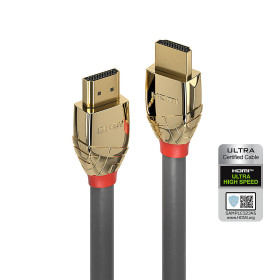 LINDY Câble HDMI Ultra High Speed Gold Line, 1m