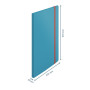 Reliure protege-documents avec pochette additionnelle, PP COSY Leitz, Bleu