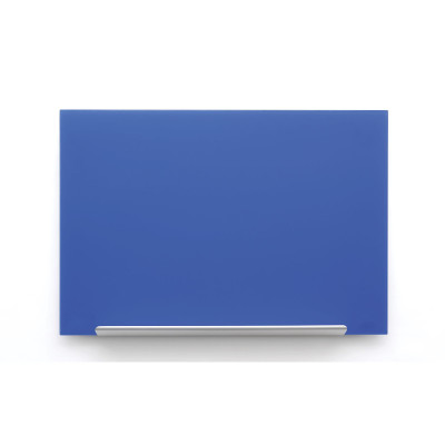 Tableau en verre 680x380mm nobo impression pro magnetique, bleu