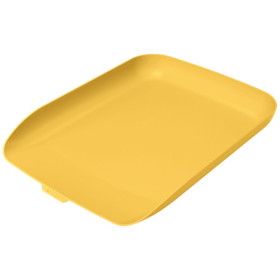 Corbeille a courrier cosy leitz, jaune