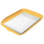Corbeille a courrier cosy leitz, jaune