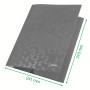 Chemise 3 rabats carton pellicule wow leitz, noir