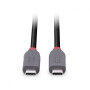 LINDY Câble USB4 240W Type C vers C, 40Gbit s, Anthra Line, 1.5m