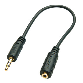 LINDY Adaptateur Audio 3.5mm mâle vers 2.5mm femelle