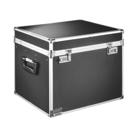 Malle de rangement verrouillable A4, Leitz Chrome Noir