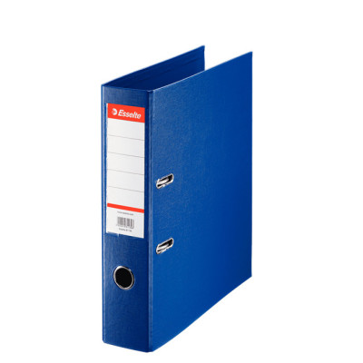 Classeur a levier a4 standard pp 75 mm esselte, bleu fonce