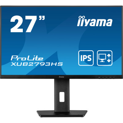 Moniteur 27 iiyama ProLite Pied reglable hauteur LED  1920 x 1080 pixels Full HD