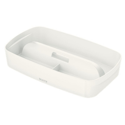 Mybox organiseur avec poignee, petit format wow leitz , blanc