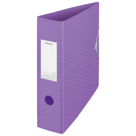 Classeur a levier Polyfoam A4 75 mm COLOUR'BREEZE Esselte, Lavande