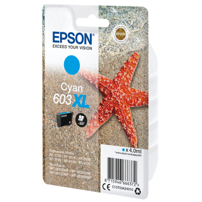 Epson 603xl cyan originale c13t03a24010