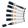 Marqueurs pour tableaux Blancs Liquid Ink, pointe biseautee, Noir, Boite de 10,