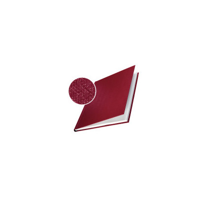 Chemise pour reliure rigide A4 IMPRESSBIND Leitz 7mm,Boite 10, Bordeaux